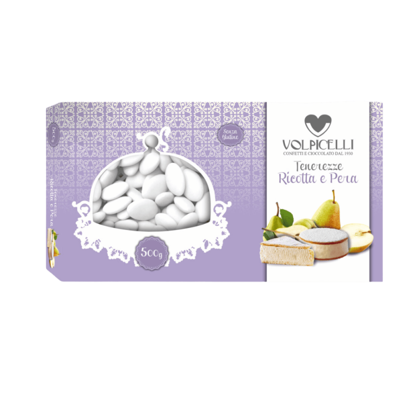 Tenerezze con mandorla al gusto di ricotta e pera