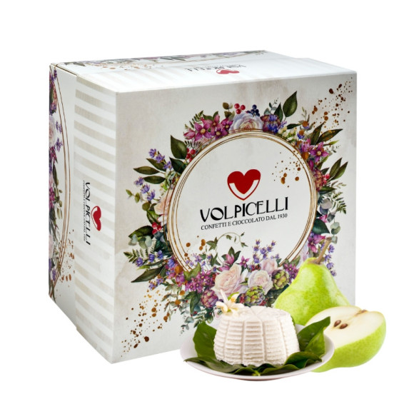 Cubotto Tenerezze con Mandorla al gusto di Ricotta e Pera